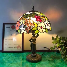 Средиземноморский ретро стиль стеклянные турецкие мозаичные настольные лампы ручной работы для учебы спальни домашний художественный Декор Турецкая лампа