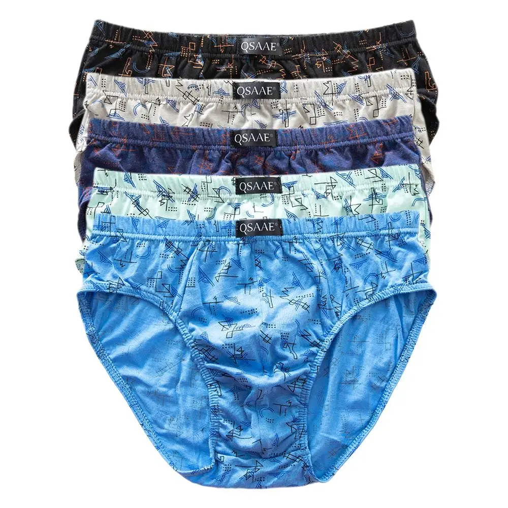 

1LOT=2PCS/4PCS Cotton youth underwear briefs men's briefs breathable U convex sweat-absorbent underwear large size teen shorts