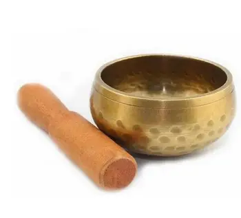 

ZSR817 80mm Yoga Bowl Tibetan Himalayan Meditation Religion Statue copper singing Wholesale bronze Bowls Striker price Factory
