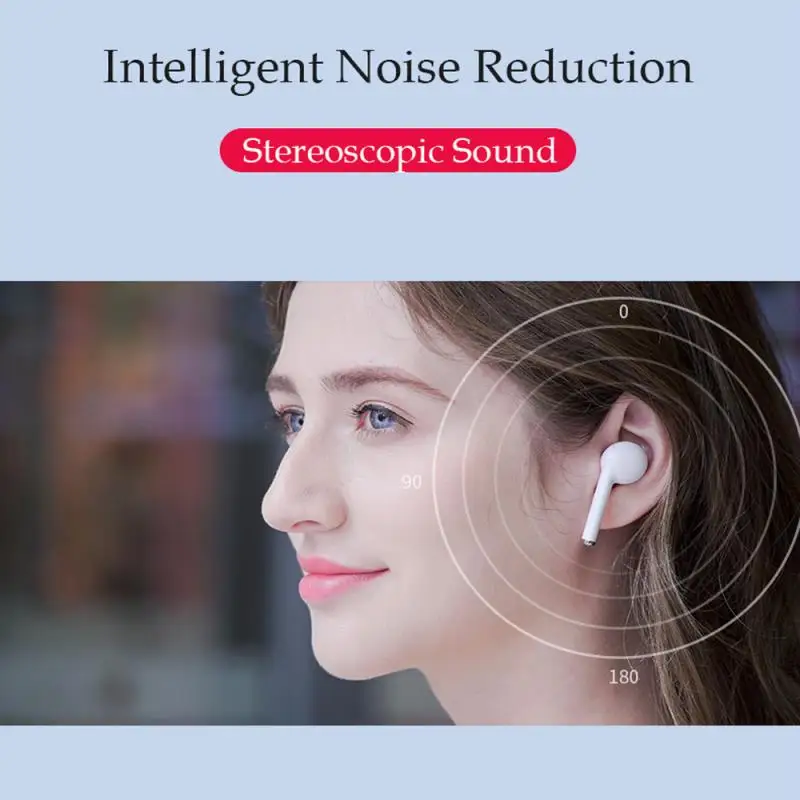 TW50 TWS in-ear wireless Bluetooth headset creative appearance smart touch wireless earphone HD binaural call subwoofer headset
