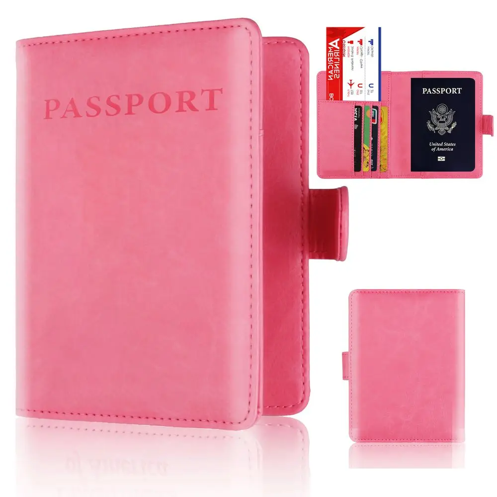 TOURSUIT Rfid Блокировка кожаный дорожный кошелек Обложка для паспорта, документов чехол для органайзера с отделением для карт