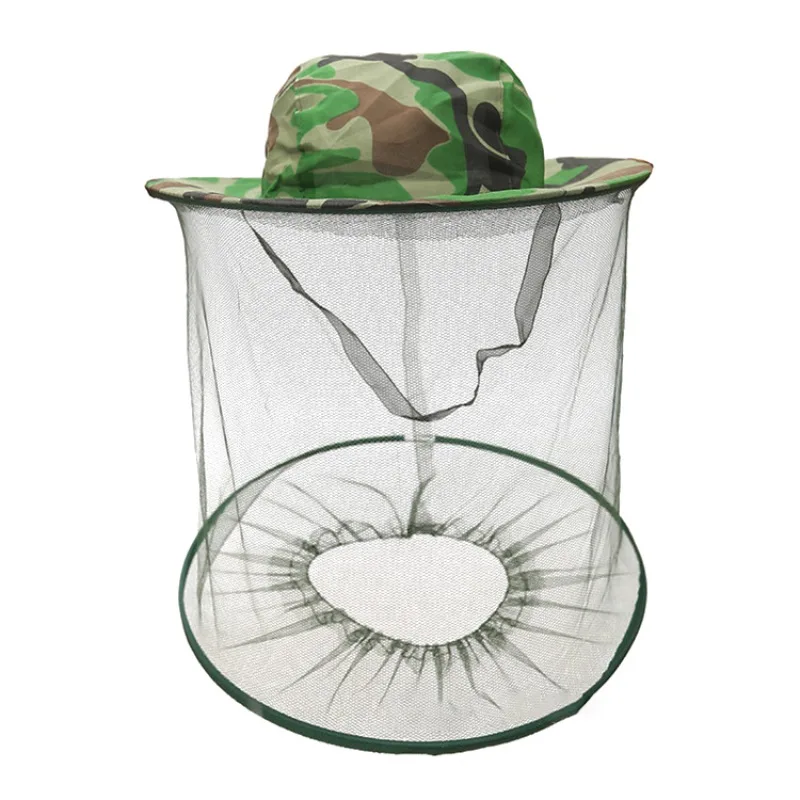 Противомоскитная шляпа с Пчелой, уличная кепка для защиты от насекомых, защитная маска для рыбалки
