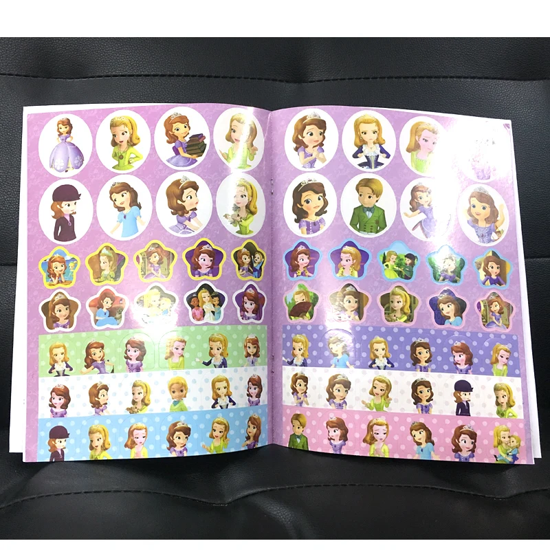 2pc/set 16 Page sofia Snow Princess coloring book sticker book children Adults Drawing/comic/cartoon colouring books for kids 2pc/set 16 Page sofia Snow Princess coloring book sticker book children Adults Drawing/comic/cartoon colouring books for kids