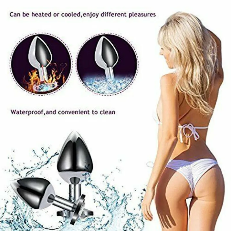 3 pièces conception de bijoux fétiche en acier inoxydable Anal godemichet Anal fantaisie S contraintes SM Stimulation anale S jouets Fo_voghion.com