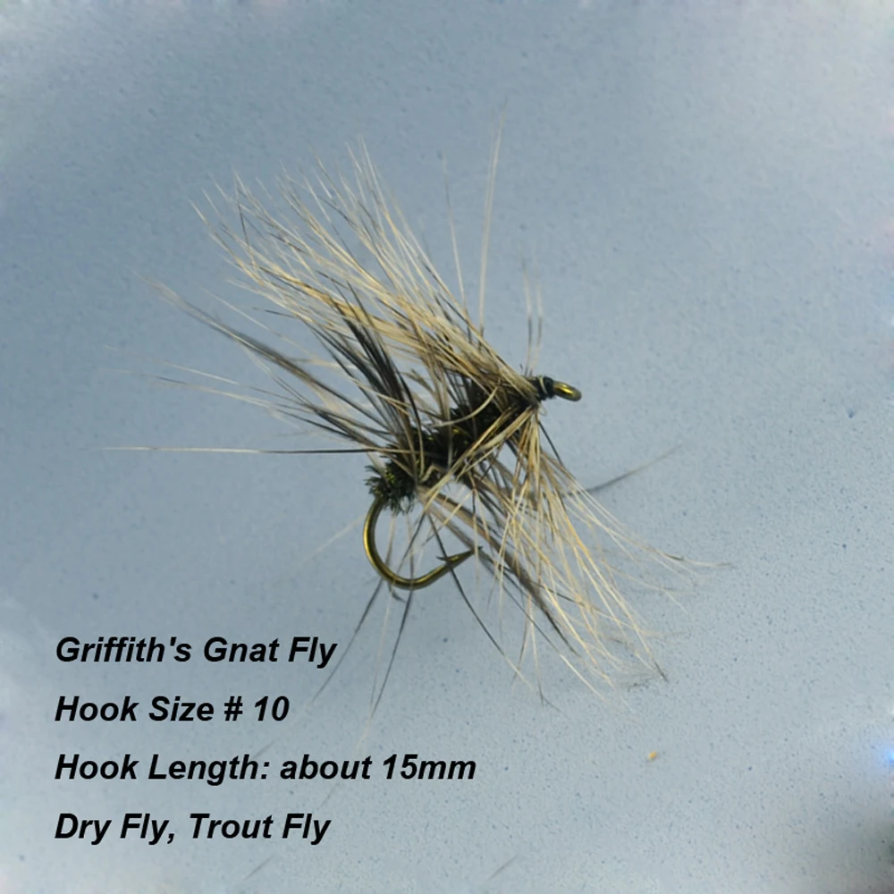 Wifreo 10 шт. нахлыстовая мушка Гриффит для ловли форели размер #10|fly england|fly servicefly fishing