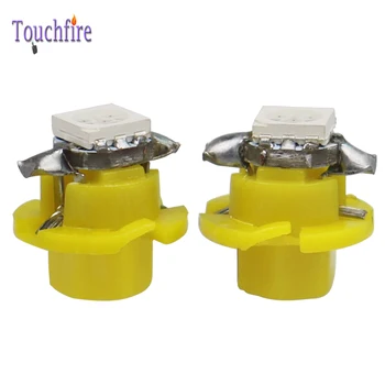 

100Pcs/lot T5 B8.4 8.4D 5050SMD LED Car COB Dashboard Light Automobiles Instrument Light Bulbs 12V White Blue Yellow Red Green