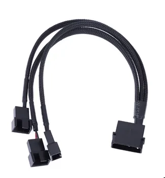 

Molex 4 Pin To 3 X 3/4-pin 5v12v Usb Sleeved Dual Fan Power Adapter Cable 30cm Braided Sleeve