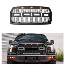 Модифицированная Передняя гоночная решетка RAPTOR GRILL BUMPER MESH планки крышки маски грили подходят FOT F-150 F150-17 автомобильные аксессуары для пикапа