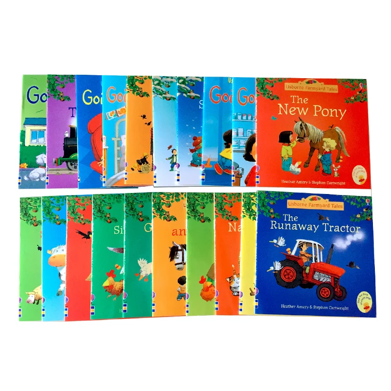 Random choose 5pcs/set 15x15cm Usborne Best Picture Books Children Baby famous Story English Farmyard Tales Series Farm story Random choose 5pcs/set 15x15cm Usborne Best Picture Books Children Baby famous Story English Farmyard Tales Series Farm story
