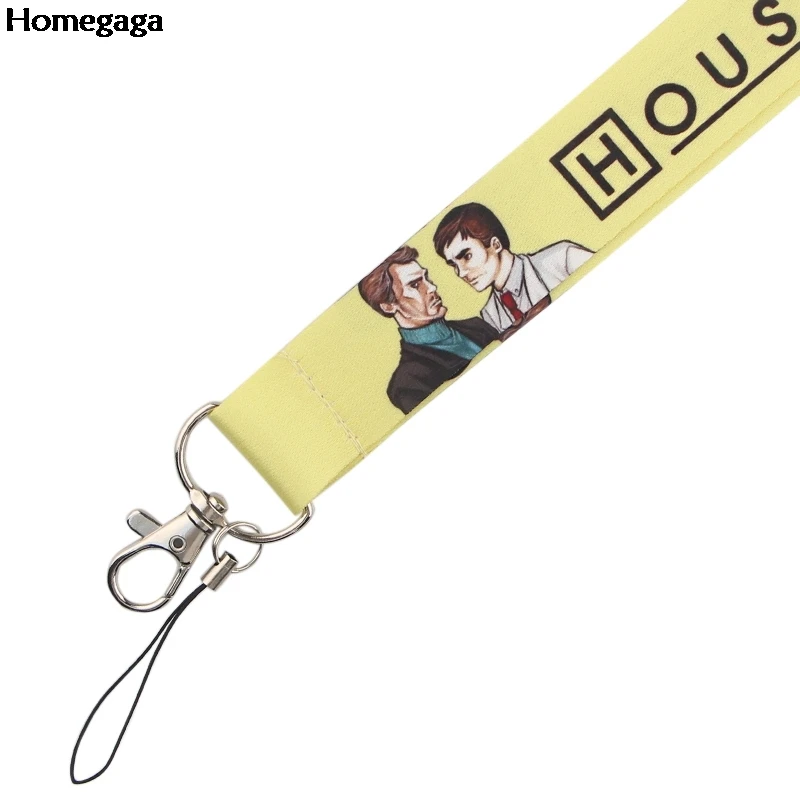 Homegaga ТВ шоу дом М. Д. Ремешок для ключей телефон мода USB ID бейдж MP3 держатель классный шейный ремень подарок для семьи друзей D2567