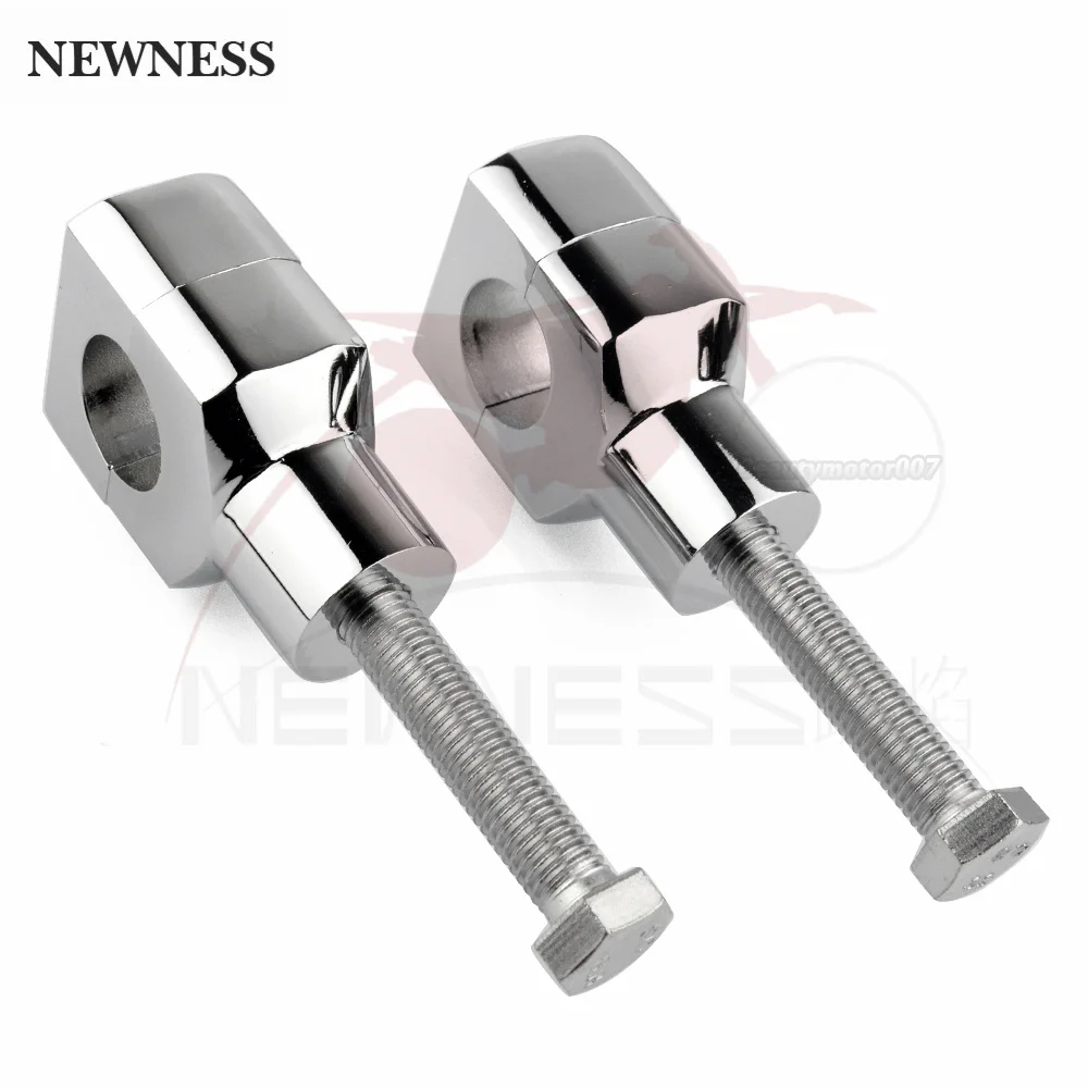 Adaptateur de collier de serrage pour guidon de moto, compatible avec