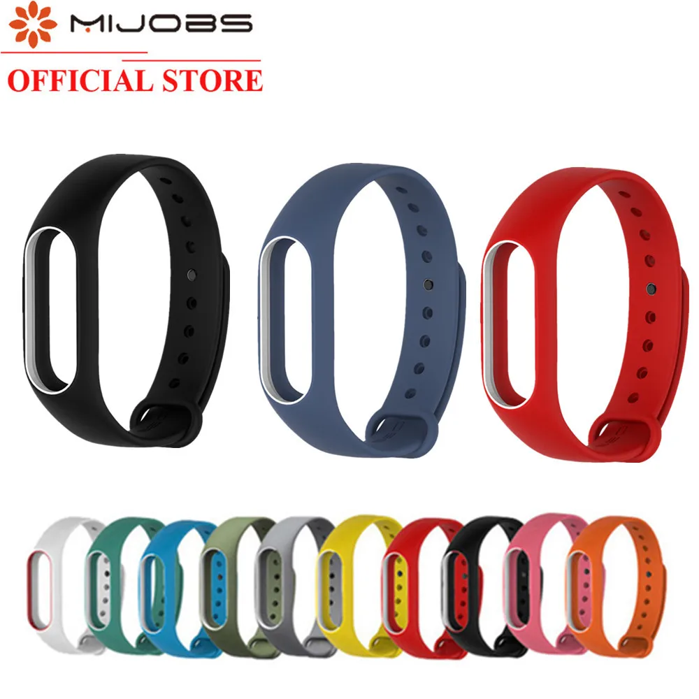 

Ремешок для Xiaomi Mi Band 2, силиконовый, черный