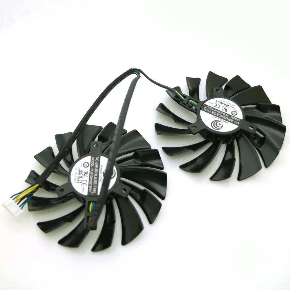 Охлаждающий вентилятор PLD10010S12HH для видеокарты MSI GTX970/GTX980/GTX980Ti 12 В 0 40 А 95 мм |