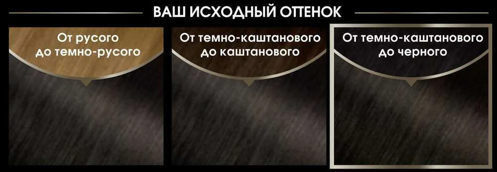 Крем-краска для волос без аммиака «Olia» Garnier, 3.0 Темно каштановый