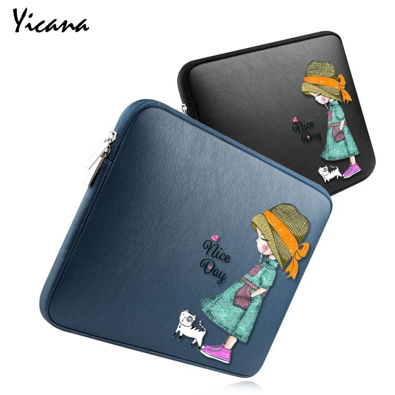 

Customized pattern LOGO PU leather 11 13 14 15 inch laptop sleeve case waterproof notebook bag.