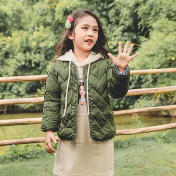 

2020 New Children Cute Duck Down Jacket Coat Warm Boys And Girls Clothing Winter Green Down Parka Kinderen Casual Overcoat