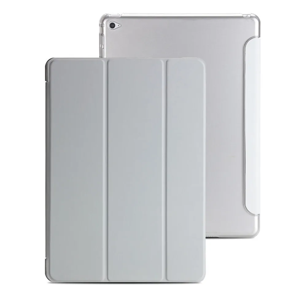 Чехол для ipad Air, Aiyopeen, откидная подставка, искусственная кожа и жесткий чехол из поликарбоната для ipad A1474 A1475 A1476, умный чехол для ipad Air 1, чехол - Цвет: Grey