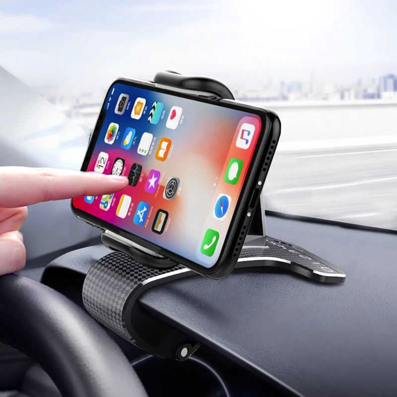 

XMXCZKJ Universal Mobile Phone Accessorie Car Clip Phone Holder Rotatable GPS Dashboard Cell Phone Holder Mount Stand for Xiaomi
