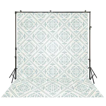 

HUAYI simple light blue pattern photo backdrop background for taking photo of newborns baby studio props photo shoot D-8706