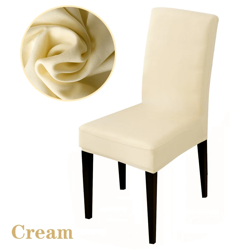 Solid color stretch chair cover sp