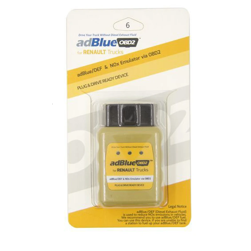 Эмулятор Adblueobd2 для Renault грузовики AdBlue Obd2 Plug And Play автомобильный диагностический контрольный инструмент