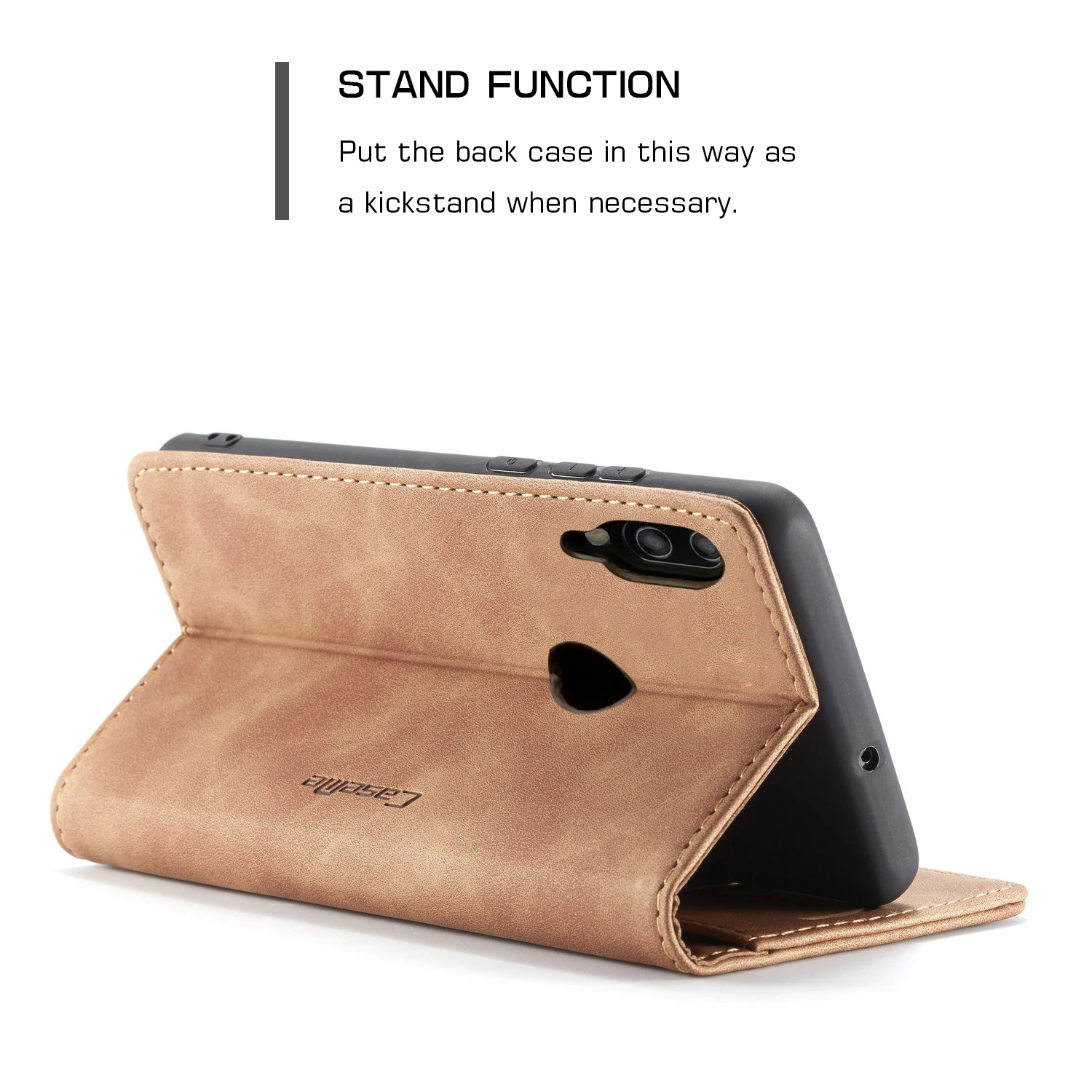 Кожаный чехол книжка CaseMe для Huawei P Smart 2021 Honor 10 9 Lite бумажник P40 P30 P20 Mate 30 Pro