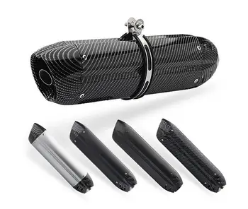 

51mm universal Moto motorcycle modified exhaust pipe for Z1000 crf 230 Z800 R1 exhaust pipe extension devil exhaust pipe