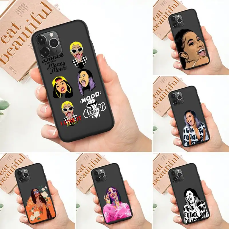 Cardi B Phone Case For Iphone 12 Pro Max Mini 11 Pro Xs Max 8 7 6 6s