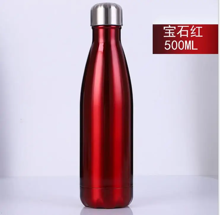 22 FSILE 500/1000ml Double-Wall Insulated Vacuum Flask Stainless Steel Water Bottle Cola Water Beer Thermos for Sport Bottle /6 - Цвет: 22