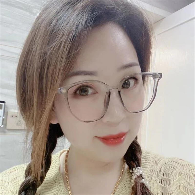 Matte Black Frame Polygon Myopia Eyeglasses Finished Women Men TR90 Student Prescription Spectacles Diopter 0 -1.0 -1.5 To -6.0 4