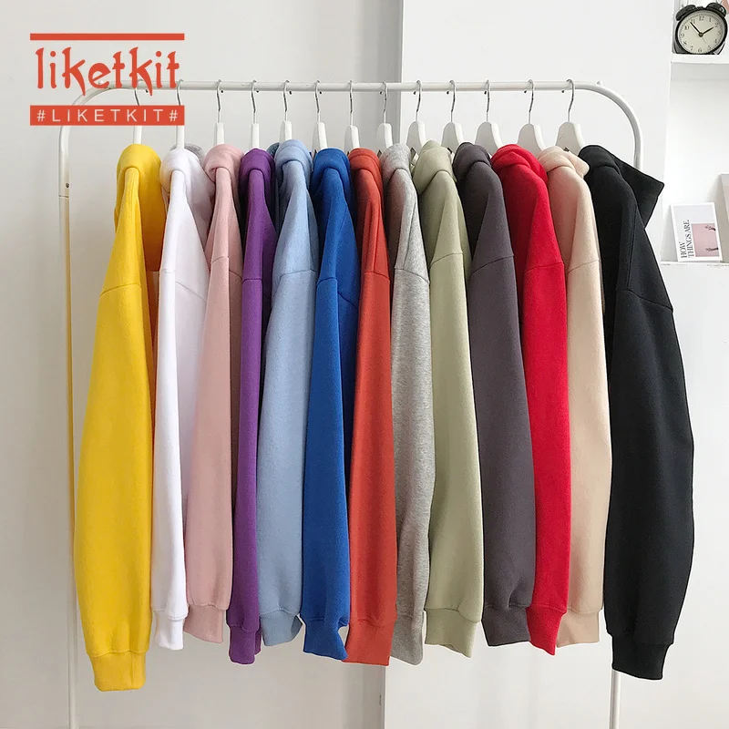 Liketkit 2019 мужские осенние зимние толстовки с капюшоном для мужчин и женщин