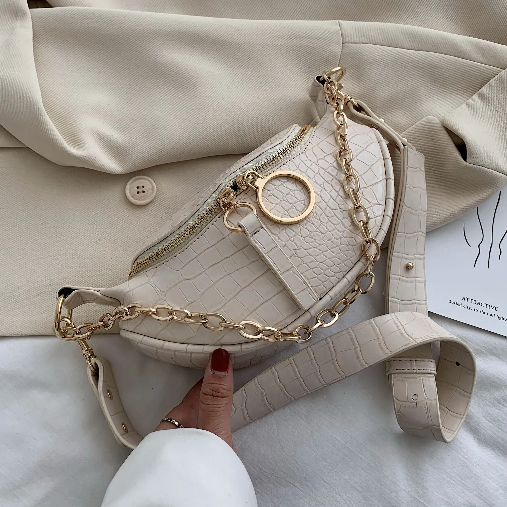 

Jin Mantang Simple Fashion Small PU Leather Crossbody Bags for Women 2020 Chain Shoulder Handbags Female Travel Cross Body Bag