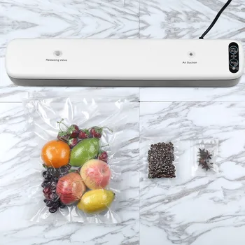 

New 2018 Vacuum Food Sealers Automatic Electric Sealing Machine Vacuum Package Domestic Kitchen Tools