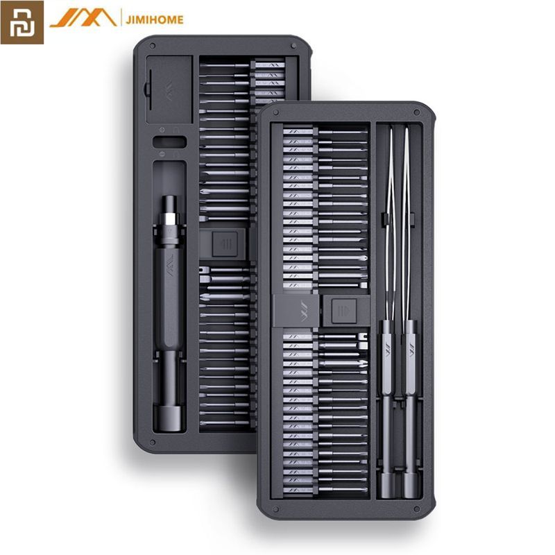 Youpin JIMI JM-GNT80 Screwdrivers Set replaceable 80 In 1 Precision Multi-used DIY Repair 72PC S2 Alloy Steel Bits With 2 Rods