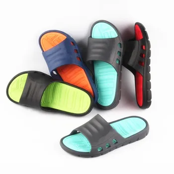 

EPHER Mens Convertable Slide Sandals Drainage Slip On Bath Sandals Shower Slippers with Removable Insoles Poolside Footwear
