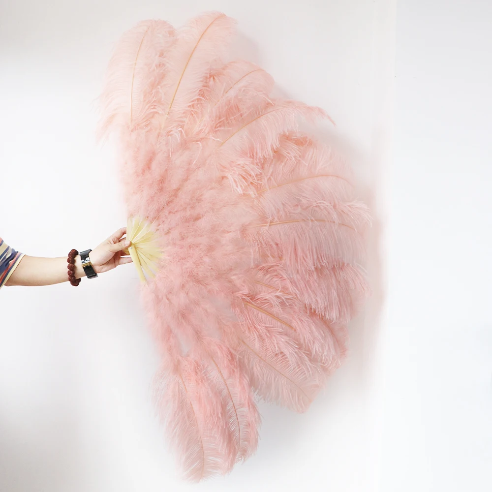 12 вееров из страусиных перьев пушистые красивые веерочки индейки для сцены