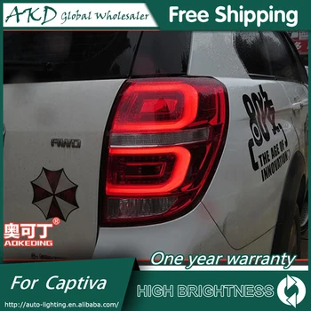 

AKD Car Styling for Chevrolet Captiva Tail Lights 2008-2015 Kaptiva LED Tail Light LED Rear Lamp DRL+Brake+Park+Signal