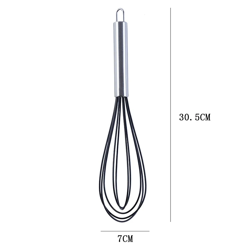 Stainless Steel Eggs Beater Hand Whisk Mixer Butter Perfect Food Preparation Blender Cream Stir Bar Kitchen Tools