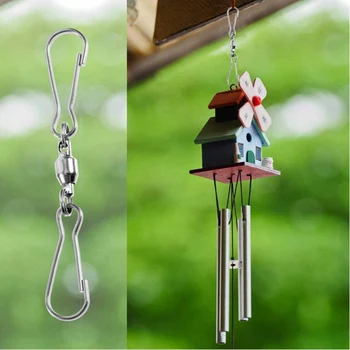 

30pcs Swivel Hooks Clips Hanger S-Shape Rotating Hook For Hanging Wind Spinners Wind Chimes Flower Basket Accessories