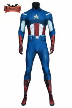 

The Avengers Captain America Zentai Jumpsuit Bodysuit cosplay costume