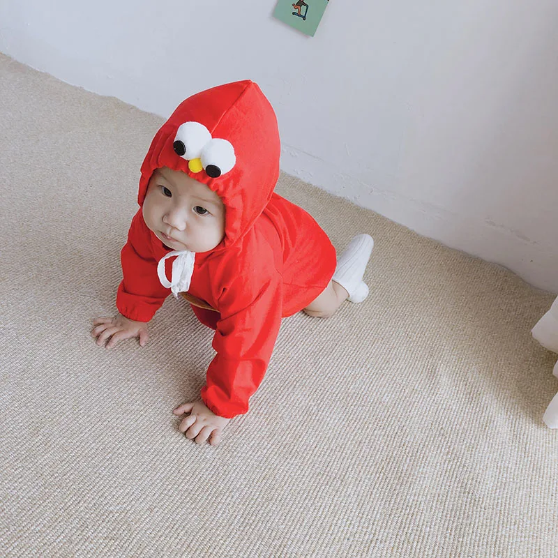 Roupas de Bebê Outono Bebê Menina Bodysuits Estilo Algodão Manga Longa Hoodies Fart-envolto Rastejando Ternos Gêmeos 13 Mamãe e Bebê