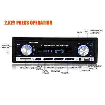 

Car MP3 card machine car MP3 player supports Bluetooth phone music radio Bluetooth Wireless