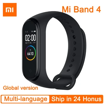 

Xiaomi Mi Band 4 Global Version Smart Bracelet Bluetooth Sport Fitness Heart Rate Waterproof Watch Mi Band 4 Chinese version