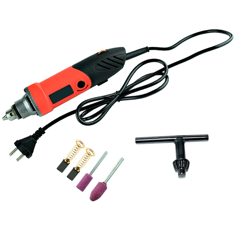 

480W Mini Electric Drill Engraver With 6 Position Variable Speed Rotary Flexible Shaft And Grinding Power Tools,Eu Plug