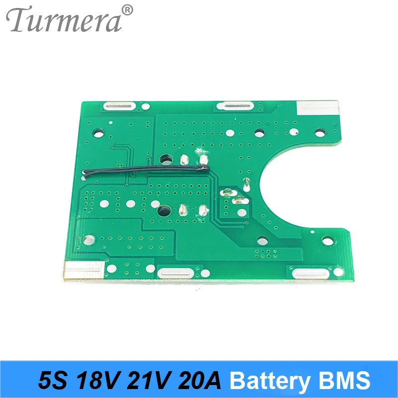 Turmera 5S 18v 21v 20A литий-ионный Аккумулятор литиевый аккумулятор BMS 18650 Батарея отвертка шуры Зарядное Устройство Защиты доска подходит для dewalt 18V