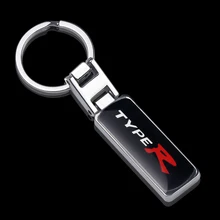 Автомобильные аксессуары металлический тип R Тип R брелок с кольцом для ключей для Honda City CR-V XR-V HR-V Accord FIT Jazz Stream Crider CIVIC