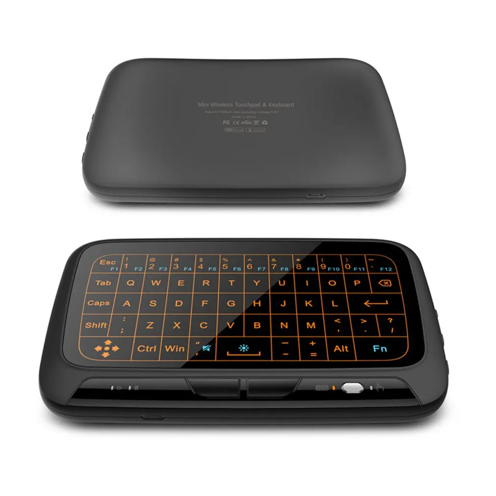 2 4GHz Mini Backlight Wireless Keyboard H18 USB Full Touchpad Screen Air Mouse Business Office Keyboard 2
