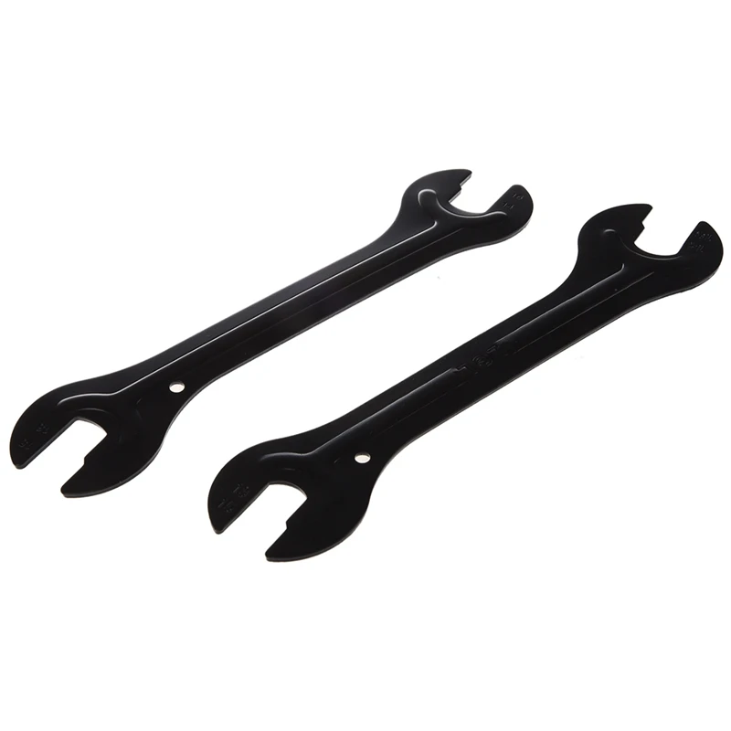 2pcs Cycle Pro Bike Bicycle Cone Spanner Set Steel Spanners 13, 14, 15& 16m