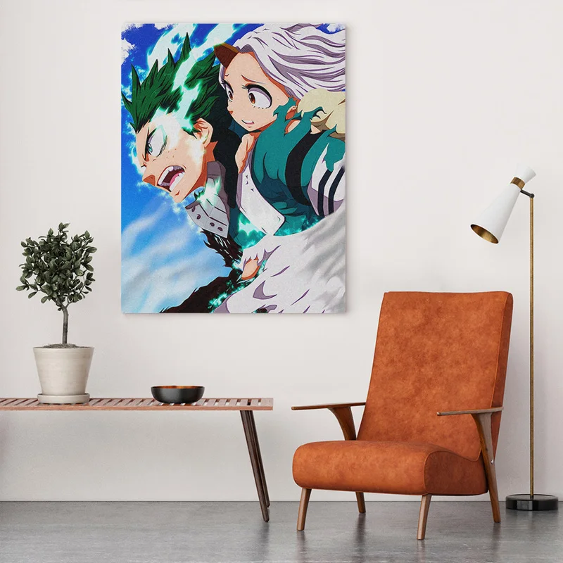 My-Hero-Academia-Deku-and-Eri-Izuku-Anime-Poster-Canvas-Wall-Art-Decoration-Prints-for-Home (2)