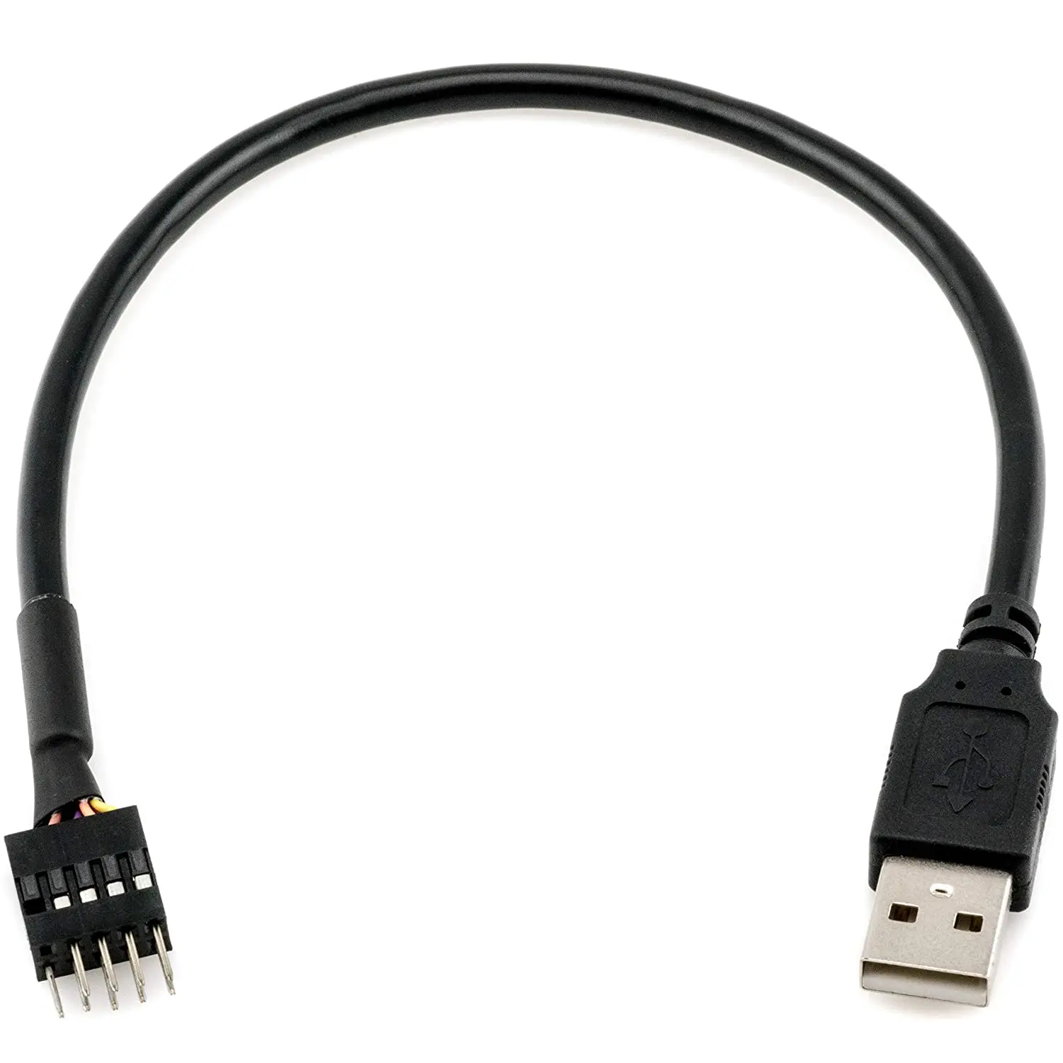 20 см 9-контактный USB IDC Dupont штыревой разъем к одному 2 0 Тип A Мужской кабель замена
